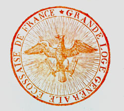 Sceau de la Grande Loge Générale Écossaise de France (1804) 